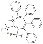 1,1-디메틸-2,3,4,5-테트라페닐-6,7-비스(트리플루오로메틸)실라시클로헵타-2,4,6-트리엔