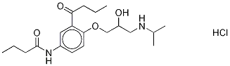 rac 3-데아세틸-3-부타노일 아세부톨롤 염산염