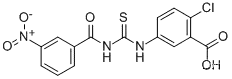 2-클로로-5-[[[(3-니트로벤졸)아미노]티옥소메틸]아미노]-벤조산