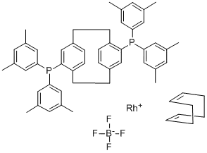 (R)-(-)-4,12-BIS(DI-3,5-XYLYLPHOSPHINO)[2.2]파라사이클로판(1,5-CYCLOOCTADIENE)로듐(I) 테트라플루오로붕산염