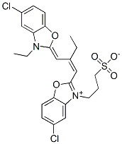 3-[[5-クロロ-2-[2-[(5-クロロ-3-エチルベンゾオキサゾール-2(3H)-イリデン)メチル]-1-ブテニル]ベンゾオキサゾール-3-イウム]-3-イル]-1-プロパンスルホナート