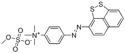 벤젠아미늄, N,N,N-트리메틸-4-(나프토1,8-cd-1,2-디티올-3-일라조)-, 황산메틸