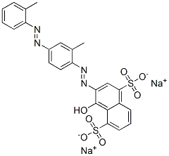 4-히드록시-3-[[2-메틸-4-[(2-메틸페닐)아조]페닐]아조]나프탈렌-1,5-디술폰산 이나트륨염