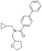 N-(시클로프로필메틸)-N-(테트라히드로-2-푸라닐메틸)[1,1'-비페닐]-4-카르복사미드