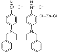 4-DIAZO-N-BENZYL-N-ETHYLANILINE CHLORIDE 아연 염화물