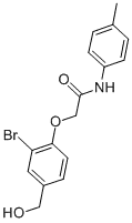 2-[2-BROMO-4-(하이드록시메틸)페녹시]-N-(4-메틸페닐)-아세트아미드