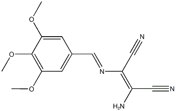 2-アミノ-3-[[(3,4,5-トリメトキシフェニル)メチレン]アミノ]-2-ブテンジニトリル
