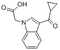 (3-CYCLOPROPANECARBONYL-INDOL-1-YL)-아세트산