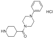 (4-페닐-피페라진-1-일)-피페리딘-4-일-메탄온 염산염