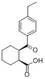 CIS-2- (4-ETHYLBENZOYL) 사이클로 헥산 -1- 카복실산
