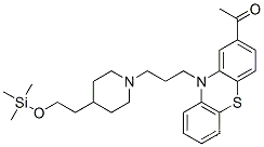 1-[10-[3-[4-[2-[(トリメチルシリル)オキシ]エチル]-1-ピペリジニル]プロピル]-10H-フェノチアジン-2-イル]エタノン