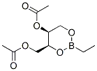 (4S,5S)-5-(アセチルオキシ)-2-エチル-1,3,2-ジオキサボリナン-4-メタノールアセタート