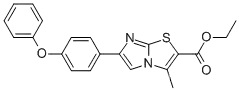3-METHYL-6-(4-PHENOXYPHENYL)IMIDAZO[2,1-B]THIAZOLE-2-CARBOXYLIC ACID 에틸 에스테르