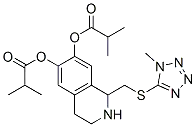 프로판 산, 2- 메틸-, 1,2,3,4- 테트라 하이드로 -1-[[(1- 메틸 -1H- 테트라 졸 -5- 일) 티오] 메틸] -6,7- 이소 퀴놀린 디일 에스테르 (9CI)