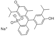 4,4′-[(3H-2,1-ベンゾオキサチオール1,1-ジオキシド)-3-イリデン]ビス(5-メチル-2-イソプロピルフェノール)?ナトリウム