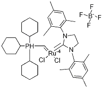 디클로로[1,3-비스(2,4,6-트리메틸페닐)-2-이미다졸리디닐리덴][(트리시클로헥실포스포라닐)메틸리덴]루테늄(II) 테트라플루오로보레이트