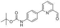 [4-(6-FORMYLPYRIDIN-2-YL)페닐]탄산 tert-부틸 에스테르