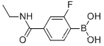 2-플루오로-4-(N-에틸아미노카르보닐)페닐붕소산