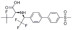 (S)-4-fluoro-4-methyl-2-((S)-2,2,2-trifluoro-1-(4'-(methylsulfonyl)biphenyl-4-yl)ethylamino)pentanoicacid