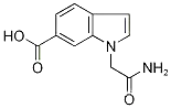 1-카바모일메틸인돌-6-카복실산, 97%