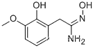 N-HYDROXY-2-(2-HYDROXY-3-메톡시-페닐)-아세타미딘