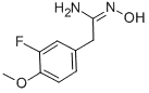 벤젠에탄이미다미드, 3-FLUORO-N-HYDROXY-4-METHOXY-