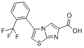3- [2- (TRIFLUOROMETHYL) PHENYL] 이미 다조 [2,1-B] 티아 졸 -6- 카복실산