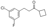 2-(3-클로로-5-플루오로페닐)에틸 사이클로부틸 케톤