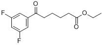 에틸렌 6- (3,5-DIFLUOROPHENYL) -6-OXOHEXANOATE