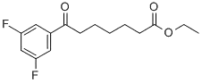 에틸렌 7- (3,5-DIFLUOROPHENYL) -7-OXOHEPTANOATE