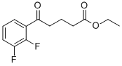 에틸 5- (2,3- 디 플루오로 페닐) -5- 옥소 발레 레이트