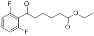 에틸렌 6- (2,6-DIFLUOROPHENYL) -6-OXOHEXANOATE
