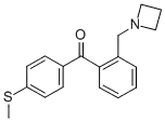 2-아제티디노메틸-4'-티오메틸벤조페논