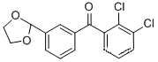 2,3-DICHLORO-3 '-(1,3-DIOXOLAN-2-YL) 벤조 페논