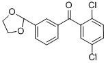 2,5-DICHLORO-3 '-(1,3-DIOXOLAN-2-YL) 벤조 페논