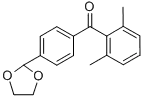 2,6-DIMETHYL-4 '-(1,3-DIOXOLAN-2-YL) 벤조 페논