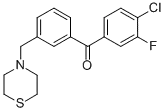 4-클로로-3-플루오로-3'-티오모르폴리노메틸벤조페논