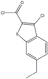 3-클로로-6-에틸벤조[B]티오펜-2-카보닐 클로라이드