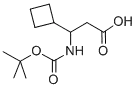 3-tert-부톡시카르보닐아미노-3-시클로부틸-프로피온산