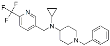 1-벤질-N-시클로프로필-N-([6-(트리플루오로메틸)피리딘-3-일]메틸)피페리딘-4-아민