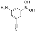 3-아미노-5-시아노페닐보론산