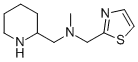 N-메틸-N-(2-피페리디닐메틸)-2-티아졸메타나민