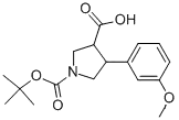 4-(3'-메톡시)페닐-3-카르복시-1-BOC-피롤리딘