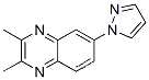 퀴녹살린, 2,3-디메틸-6-(1H-피라졸-1-일)-