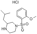 3-이소부틸-1-(2-메톡시-벤젠술포닐)-피페라진 염산염