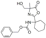 카르밤산, N-[1-[4,5-디히드로-4-(히드록시메틸)-4-메틸-5-옥소-2-옥사졸릴]시클로헥실]-, 페닐메틸 에스테르