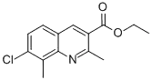 7-클로로-2,8-디메틸퀴놀린-3-카르복실산 에틸 에스테르
