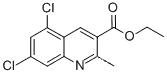 5,7-DICHLORO-2-METHYLQUINOLINE-3-카르복실산 에틸 에스테르
