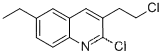 2- 클로로 -3- (2- 클로로 에틸) -6- 에틸 퀴놀린