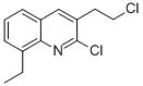 2- 클로로 -3- (2- 클로로 에틸) -8- 에틸 퀴놀린